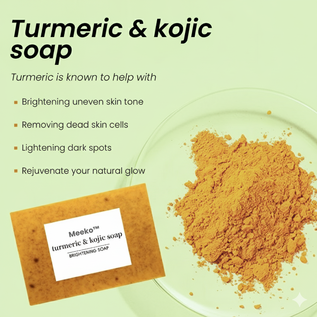 Meeko™ Turmeric & Kojic acid Soap