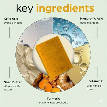 Meeko™ Turmeric & Kojic acid Soap